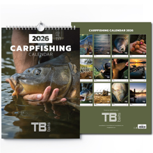 TB BAITS - Rybářský kalendář Carpfishing 2026