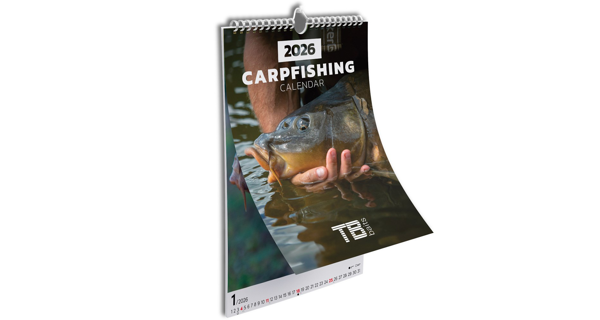TB BAITS - Rybářský kalendář Carpfishing 2026