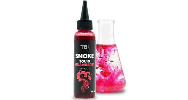 TB BAITS - Smoke Liquid Squid Strawberry 100 ml