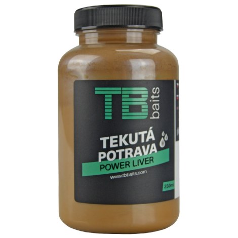 TB BAITS - Tekutá potrava Power Liver 250 ml