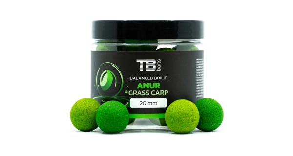 TB BAITS - Vyvážené boilie Balanced + Atraktor Amur 20 mm 100 g