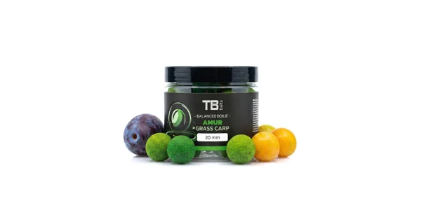 TB BAITS - Vyvážené boilie Balanced + Atraktor Amur 24 mm 100 g