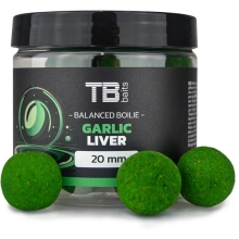 TB BAITS - Vyvážené boilie Balanced + Atraktor Garlic Liver 16 mm 100 g