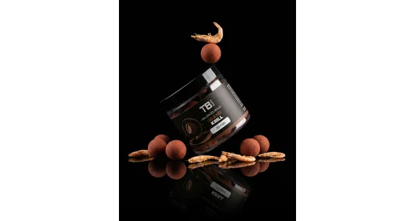 TB BAITS - Vyvážené boilie Balanced + Atraktor Grand Krill 20 mm 100 g