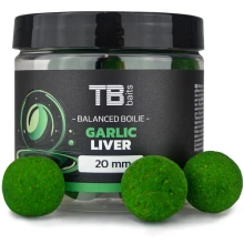 TB BAITS - Vyvážené boilie Balanced Garlic Liver 24 mm 100 g