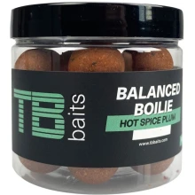 TB BAITS - Vyvážené boilie Balanced Hot Spice Plum 16 mm 100 g