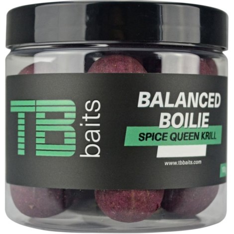 TB BAITS - Vyvážené Boilie Balanced Spice Queen Krill 100 g - 16 mm
