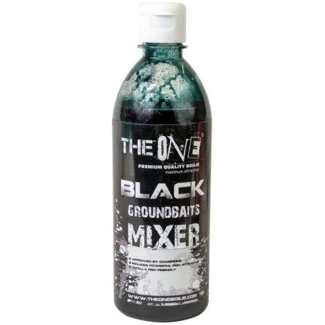THE ONE - Booster Groundbaits Mixer Black Chobotnice - Švestka 500 ml
