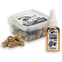 THE ONE - Hotová PVA punčoška 30 ks + 50 ml Dip Losos - Chili THE ONE - Hotová PVA punčoška 30 ks + 50 ml Dip Losos - Chili