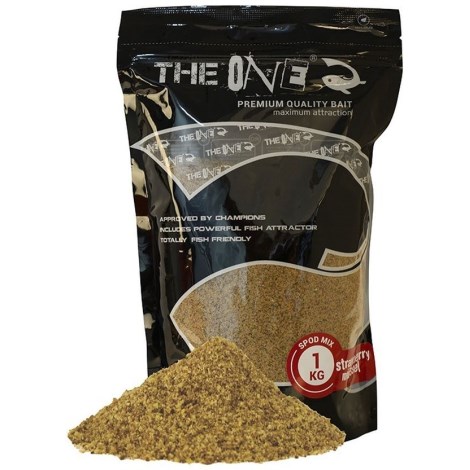 THE ONE - Krmítková směs Spod Mix 1 kg Jahoda Mušle