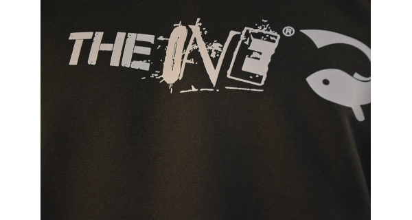 THE ONE - Mikina s kapucí Black Fine Grey vel. S