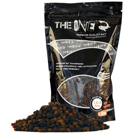 THE ONE - Pelety Pellet Mix Krill & Pepper 1,5-4 mm 800 g