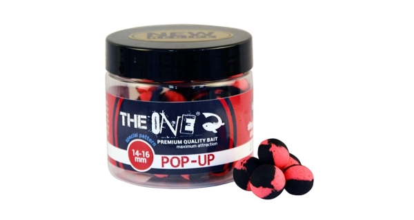 THE ONE - Plovoucí boilie Pop-up 14-16 mm 60 g Jahoda Mušle