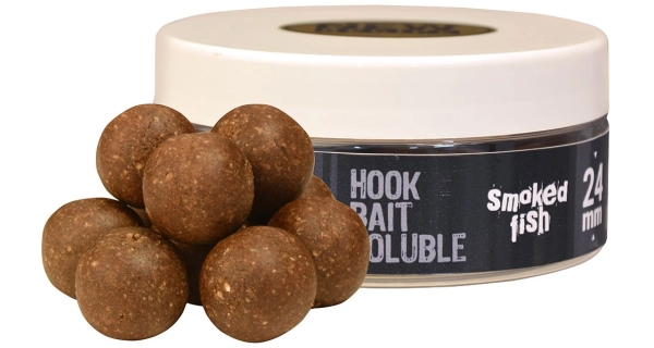 THE ONE - Rozpustné boilie Hook Bait Soluble Black 24 mm 150 g