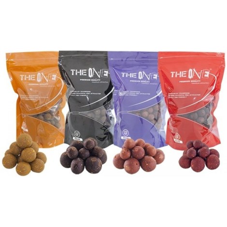 THE ONE - Rozpustné boilie Purple Soluble 22 mm 1 kg