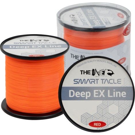 THE ONE - Vlasec Deep EX Line Soft Red 0,25 mm 300 m