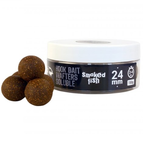 THE ONE -  Vyvážené boile Hook Bait Wafters Soluble 24 mm 150 g Black