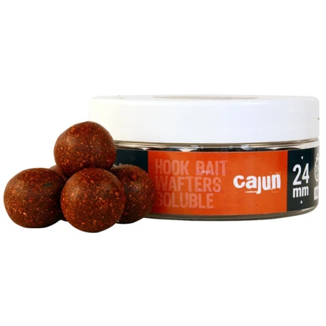 THE ONE - Vyvážené boilie Hook Bait Wafters Soluble 24 mm 150 g Red