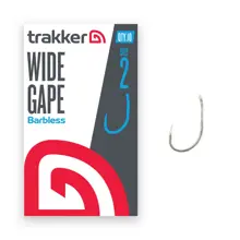 TRAKKER - Háček Wide Gape Hooks Barbless vel. 2 10 ks