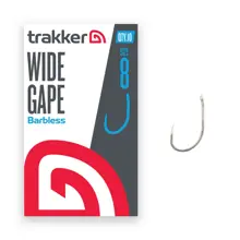 TRAKKER - Háček Wide Gape Hooks Barbless vel. 8 10 ks