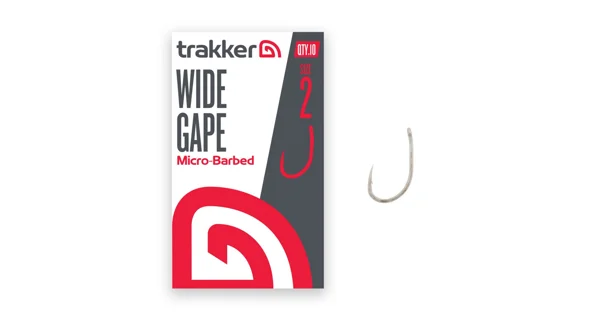 TRAKKER - Háček Wide Gape Hooks Micro Barbed vel. 2 10 ks