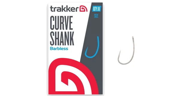TRAKKER - Háčky Curve Shank Hooks Barbless vel. 8 10 ks