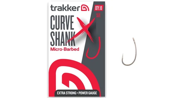 TRAKKER - Háčky Curve Shank XS Hooks Micro Barbed vel. 2 10 ks