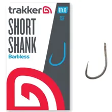 TRAKKER - Háčky Short Shank Hooks Barbless vel. 4 10 ks