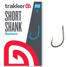 TRAKKER - Háčky Short Shank Hooks Barbless vel. 8 10 ks