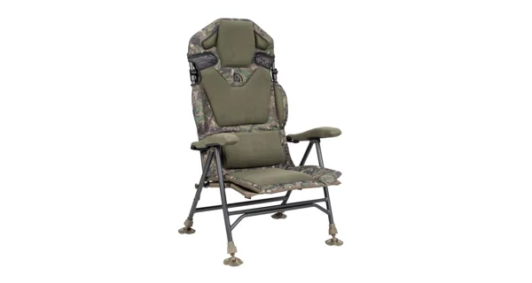 TRAKKER - Křeslo komfortní s područkami Levelite Camo Longback Recliner