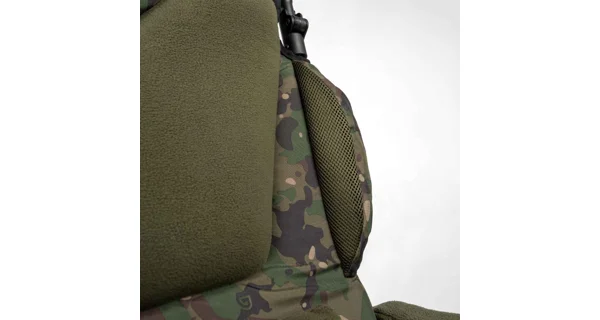TRAKKER - Křeslo komfortní s područkami Levelite Camo Longback Recliner