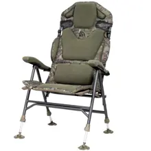 TRAKKER - Křeslo komfortní s područkami Levelite Camo Longback Recliner