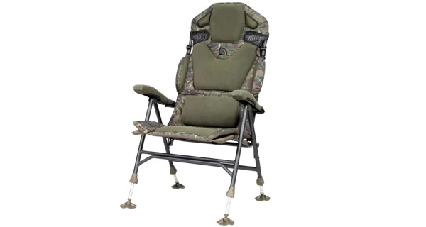 TRAKKER - Křeslo komfortní s područkami Levelite Camo Longback Recliner