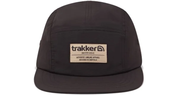 TRAKKER - Kšiltovka 5 Panel Black Cap