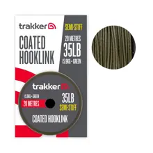 TRAKKER - Návazcová šňůra Semi Stiff Coated Hooklink Green 15,9 kg 20 m