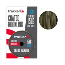 TRAKKER - Návazcová šňůra Soft Coated Hooklink Green 6,8 kg 20 m