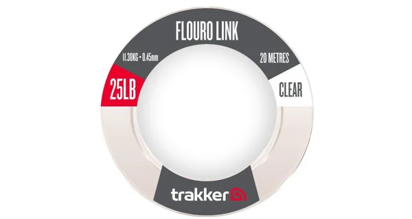 TRAKKER - Návazcový vlasec Fluoro Link 11,3 kg 0,45 mm 20 m