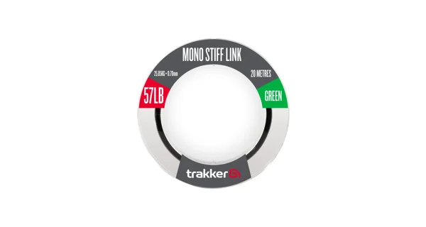 TRAKKER - Návazcový vlasec Mono Stiff Link 25,85 kg 0,7 mm 20 m Green