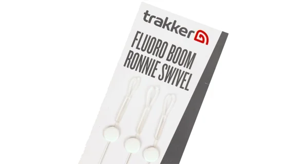 TRAKKER - Návazec Fluoro Boom Ronnie Swivel 19 cm 3 ks