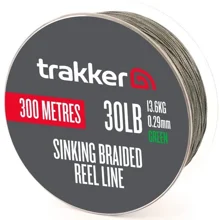 TRAKKER - Pletená šňůra Sinking Braid Reel Line 13,6 kg 0,29 mm 300 m