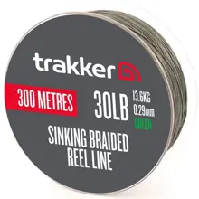 TRAKKER - Pletená šňůra Sinking Braid Reel Line 13,6 kg 0,29 mm 300 m