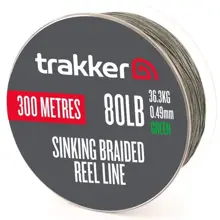 TRAKKER - Pletená šňůra Sinking Braid Reel Line 36,3 kg 0,49 mm 300 m