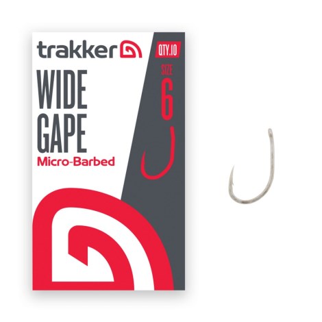 TRAKKER PRODUCTS - Háček Wide Gape Hooks Micro Barbed vel. 6 10 ks