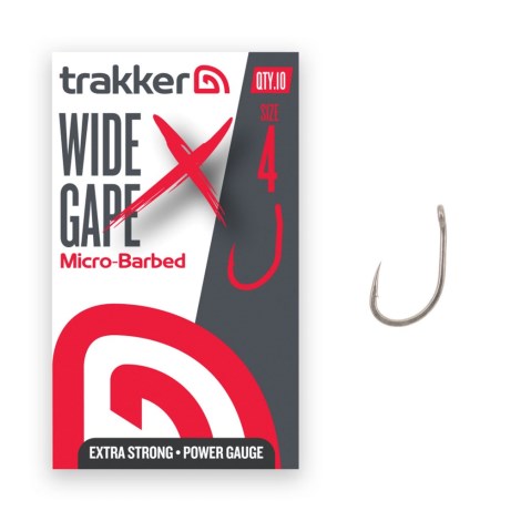 TRAKKER PRODUCTS - Háček Wide Gape XS Hooks Micro Barbed vel. 4 10 ks