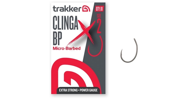 TRAKKER PRODUCTS - Háčky Clinga BP XS Hooks Micro Barbed vel. 2