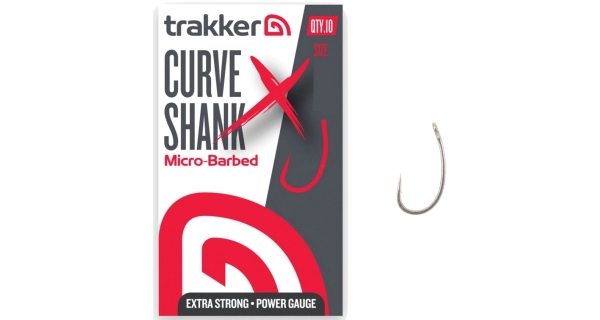 TRAKKER PRODUCTS - Háčky Curve Shank XS Hooks Micro Barbed vel. 4 10 ks