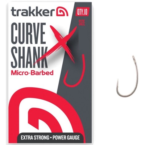 TRAKKER PRODUCTS - Háčky Curve Shank XS Hooks Micro Barbed vel. 6 10 ks