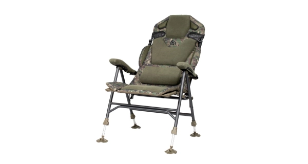 TRAKKER PRODUCTS - Křeslo komfortní s područkami Levelite Camo Longback Recliner