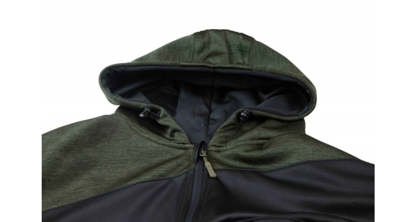 TRAKKER PRODUCTS - Mikina Marl Fleece Back Hoody vel. S