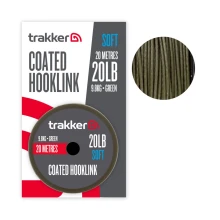 TRAKKER PRODUCTS - Návazcová šňůra Soft Coated Hooklink Green 9,8 kg 20 m